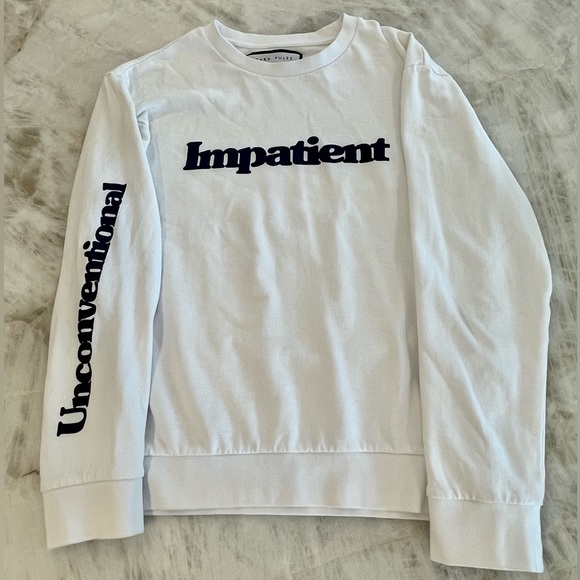 Zara Pulse “Impatient” Sweater - Picture 2 of 2